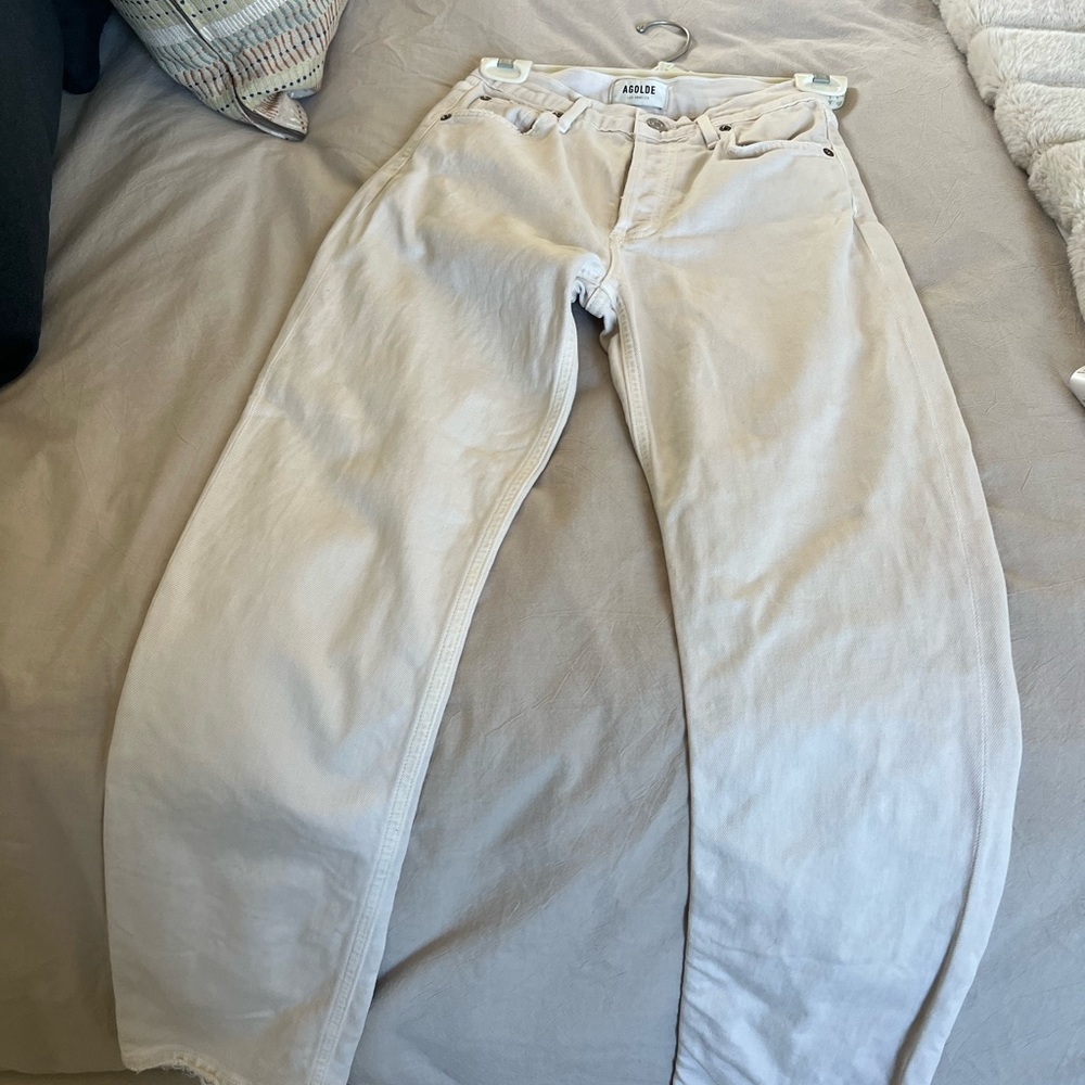 Agold High Waisted Straight Leg Jeans